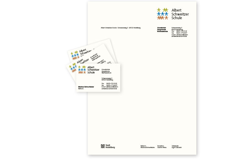 Logo, Geschäftspapiere