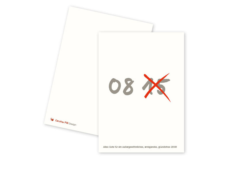 Neujahrskarte 2008