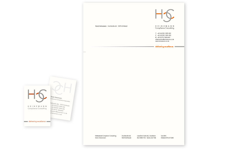 Logo, Geschäftspapiere