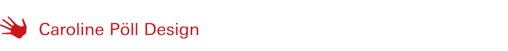 caroline p&ouml;ll design logo