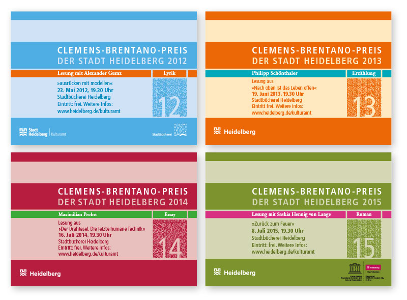 Plakate Clemens-Brentano-Preis