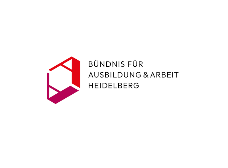 Logo B&uuml;ndnis für Ausbildung und Arbeit Heidelberg 