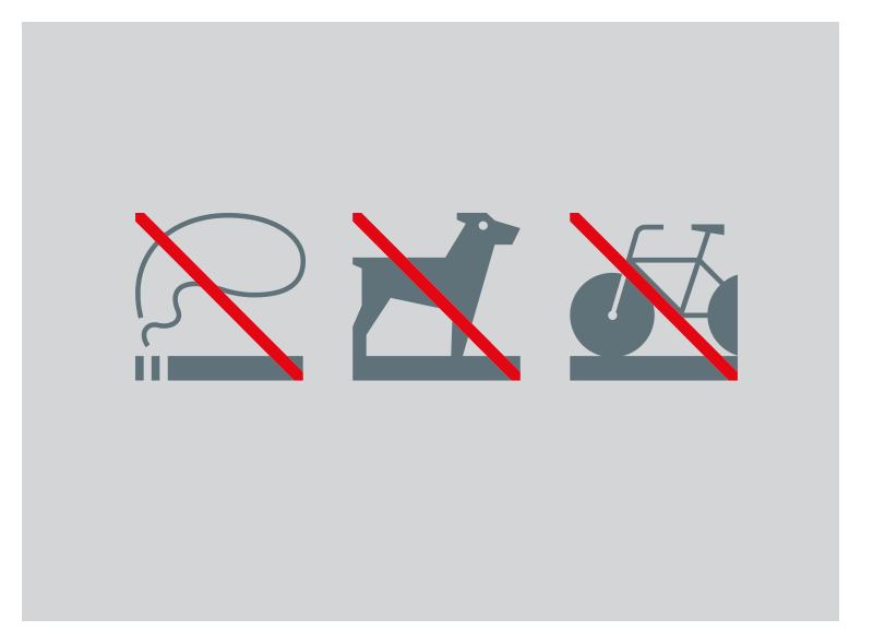 Piktogramme Markthalle Stuttgart